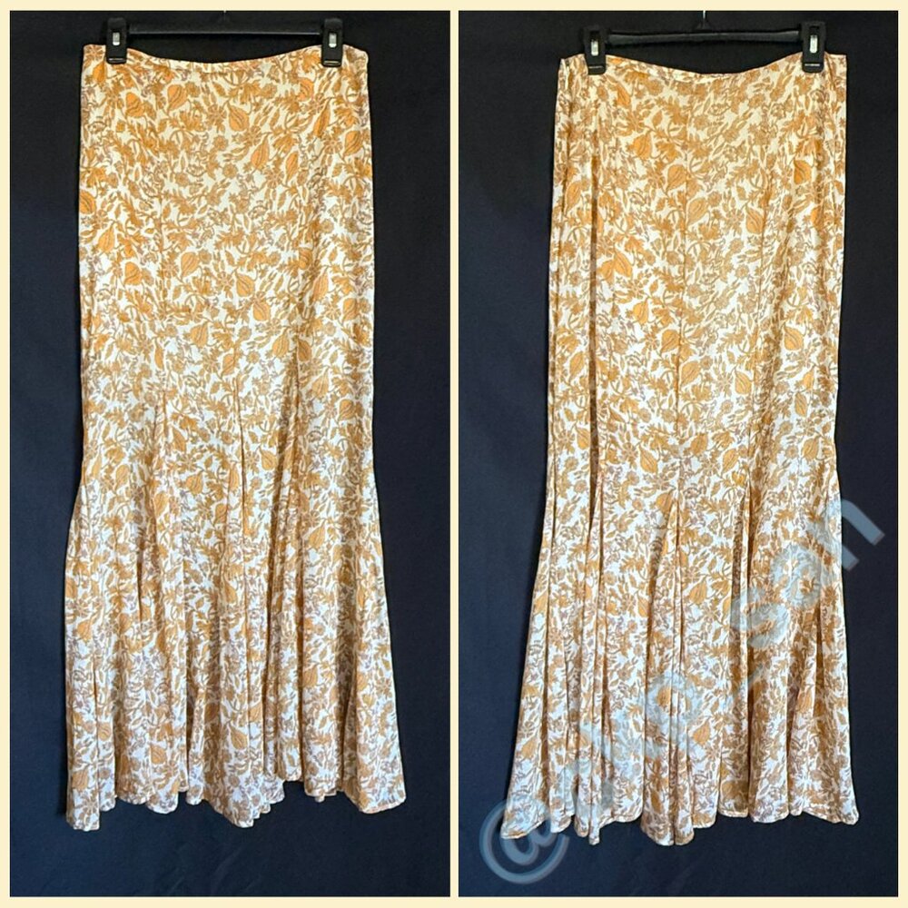 Free People Lilith Printed Maxi Skirt Sz 6 - Picture 5 of 12